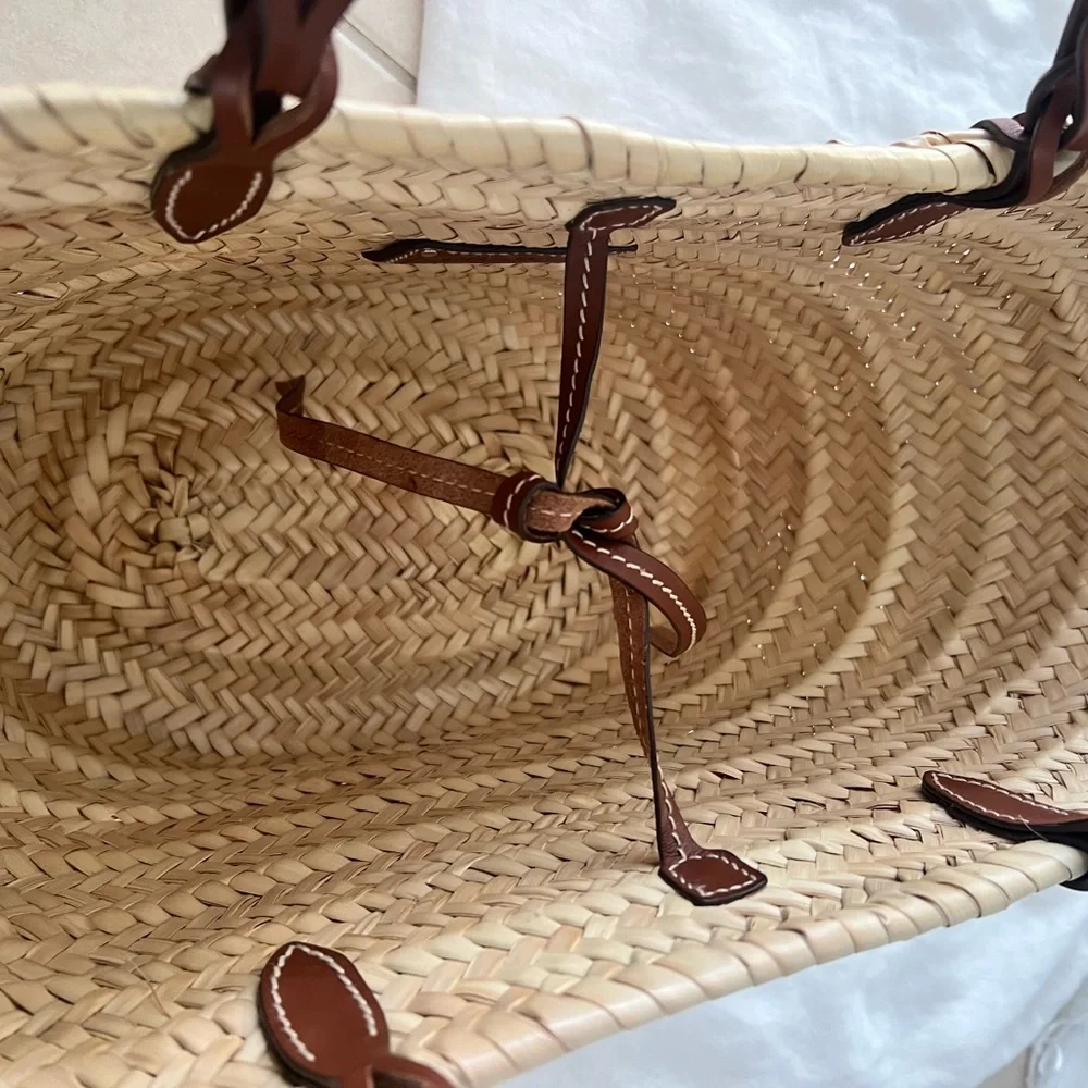 Prada basket tote straw - Picture 6 of 9